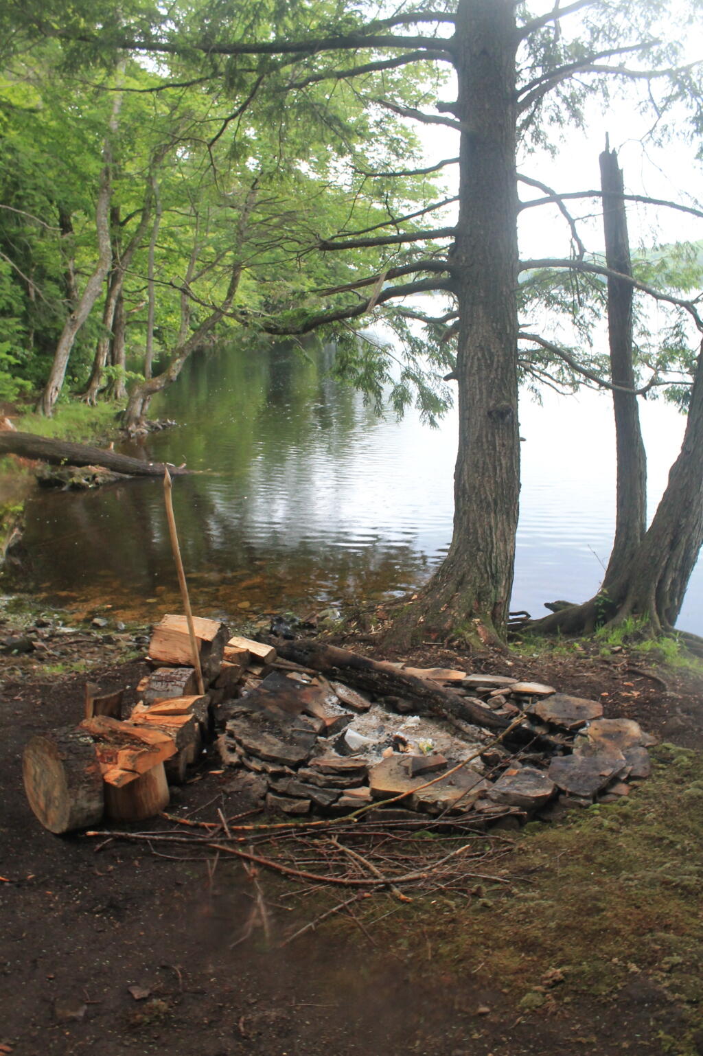 Campsite Along Reservior