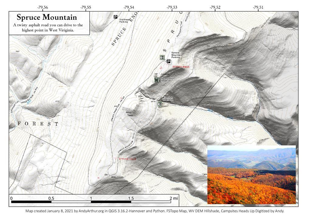  Spruce Knob Mountain