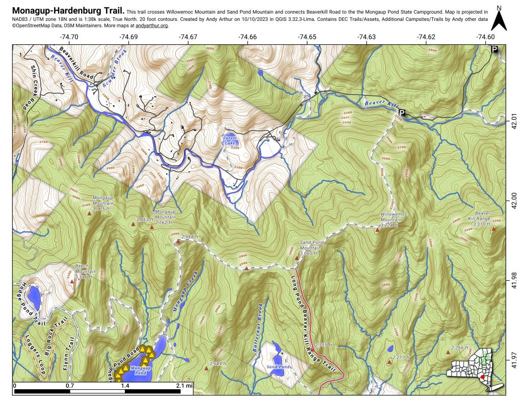  Mongaup Hardenburg Trail