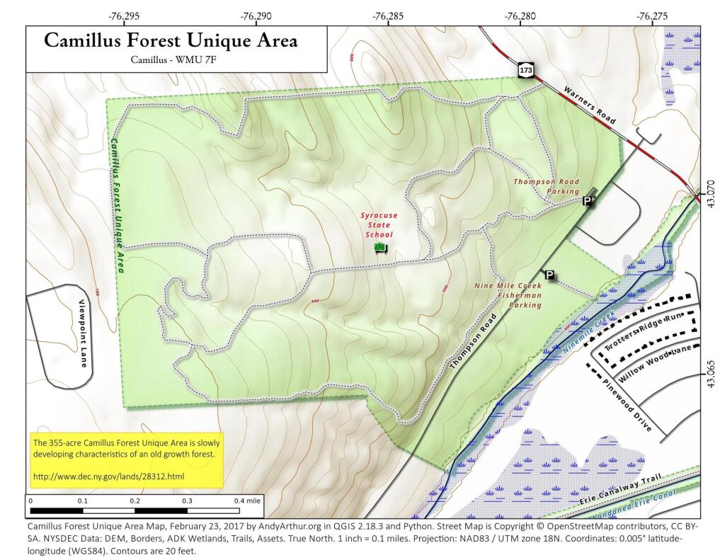 Camillus Forest Unique Area