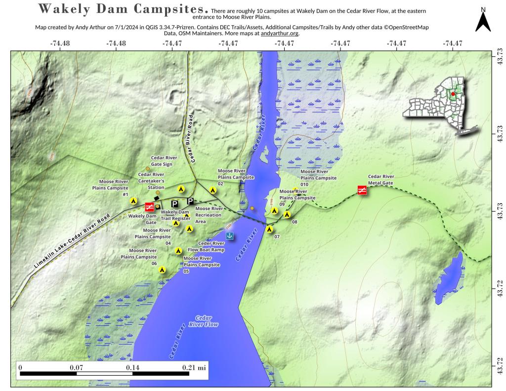  Wakely Dam Campsites