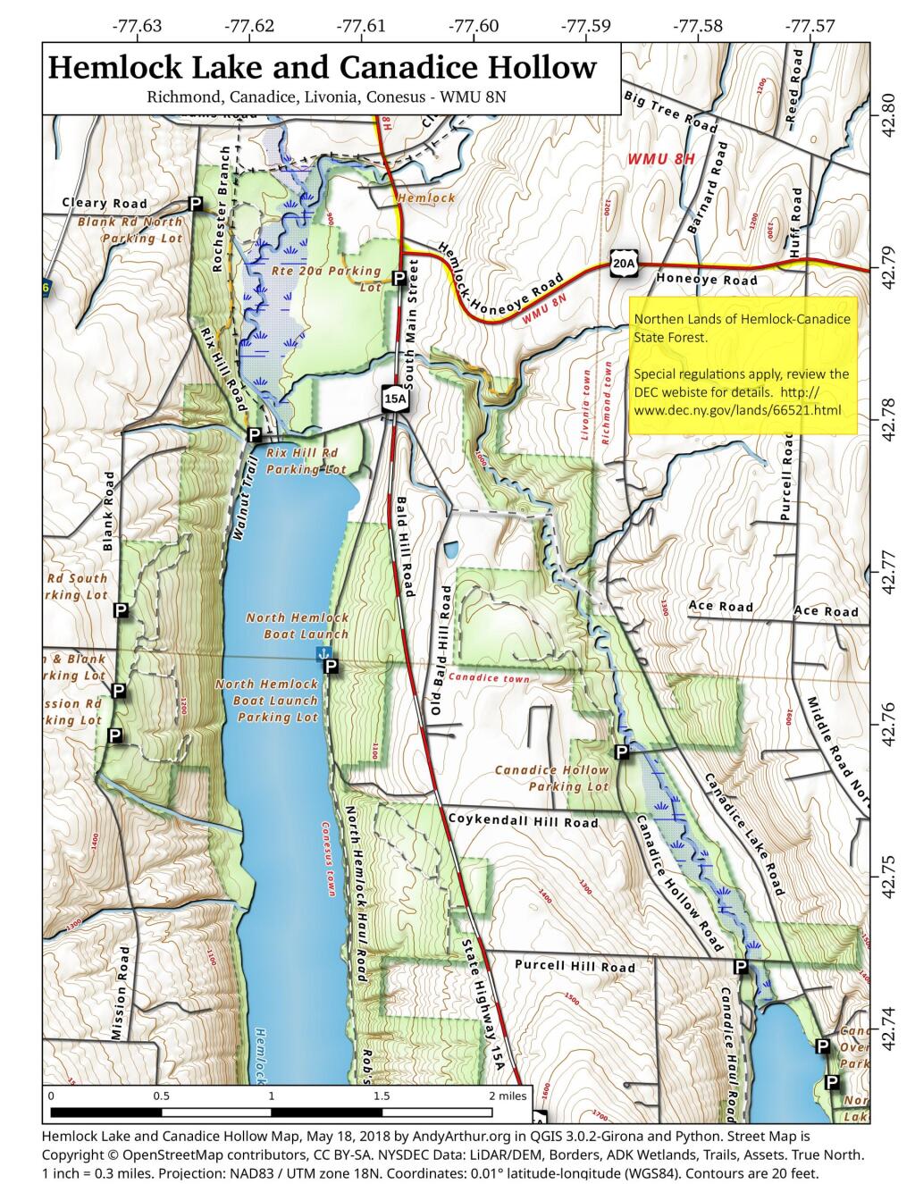  Hemlock Lake And Canadice Hollow