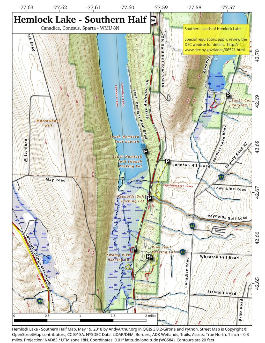  Hemlock Lake - Southern Half