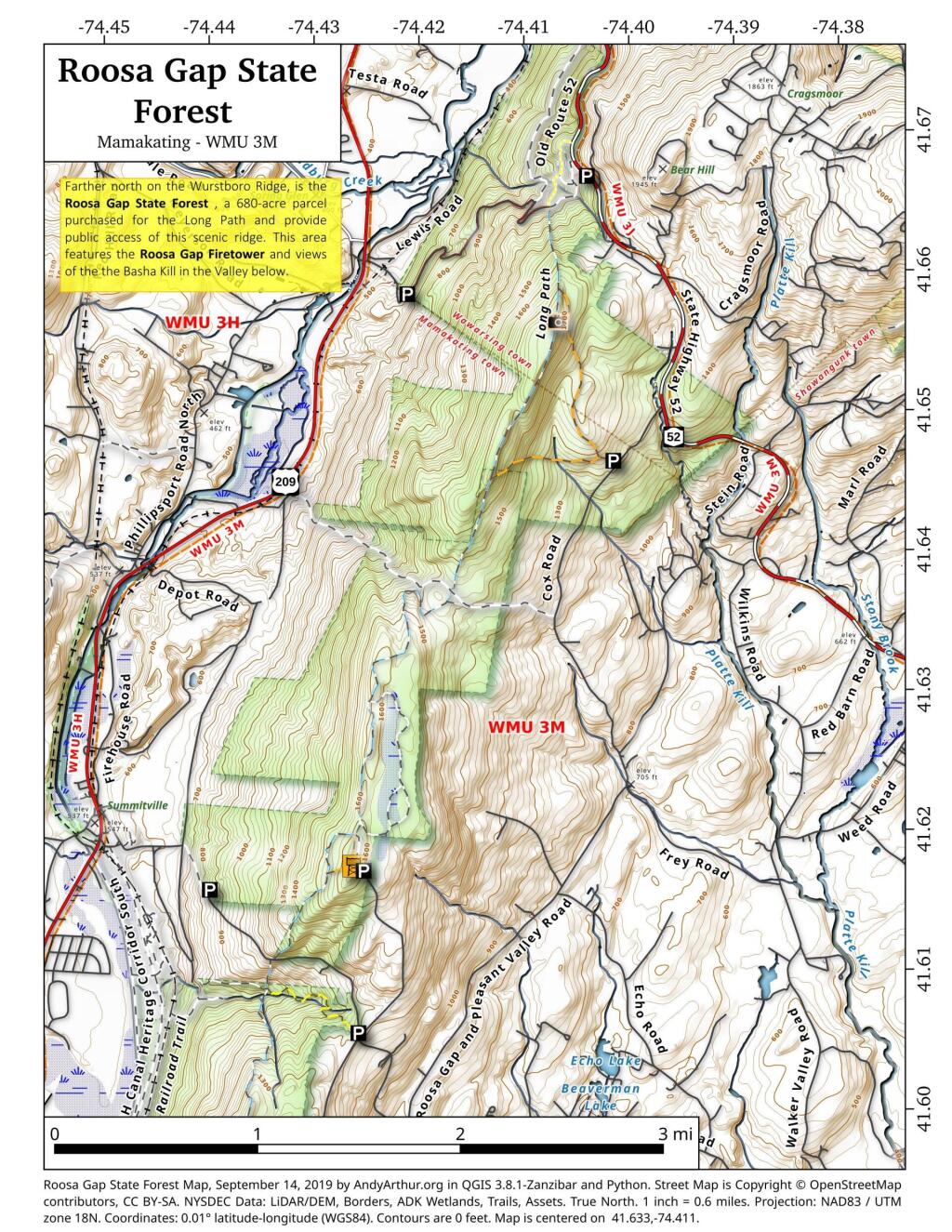  Roosa Gap State Forest