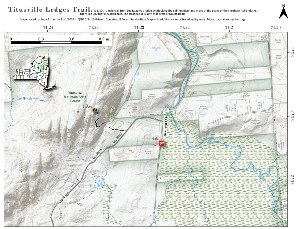 Titusville Ledges Trail