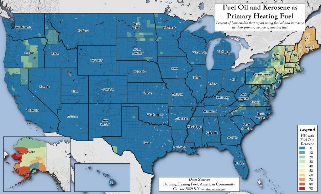 Fuel Oil and Kerosene Heating as Primary Fuel