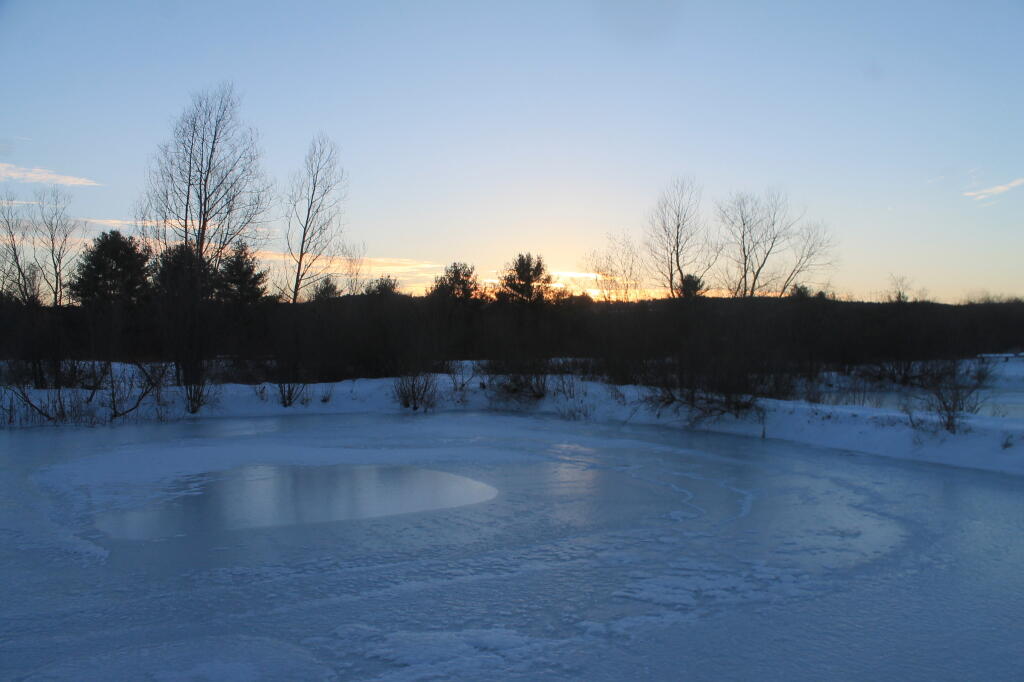 Photo: Sunset on a Chilly Evening at Five Rivers