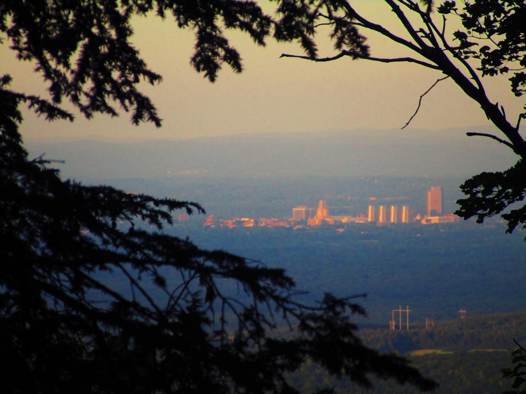 Photo: Looking Down at Albany from Wolf Hill