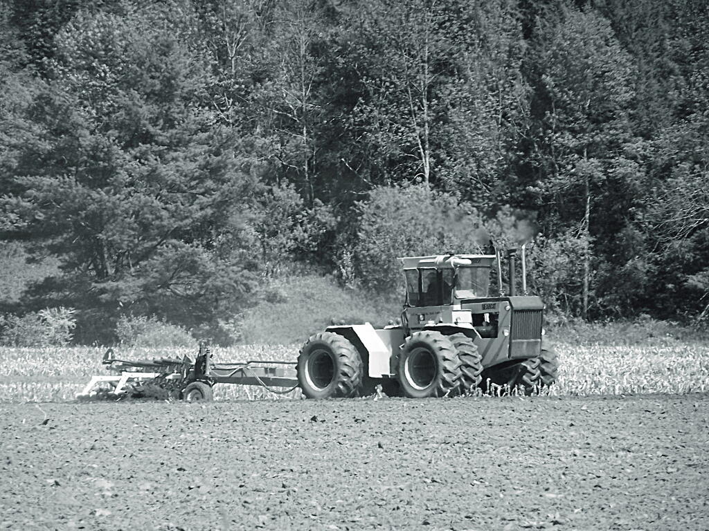 Photo: Plowing