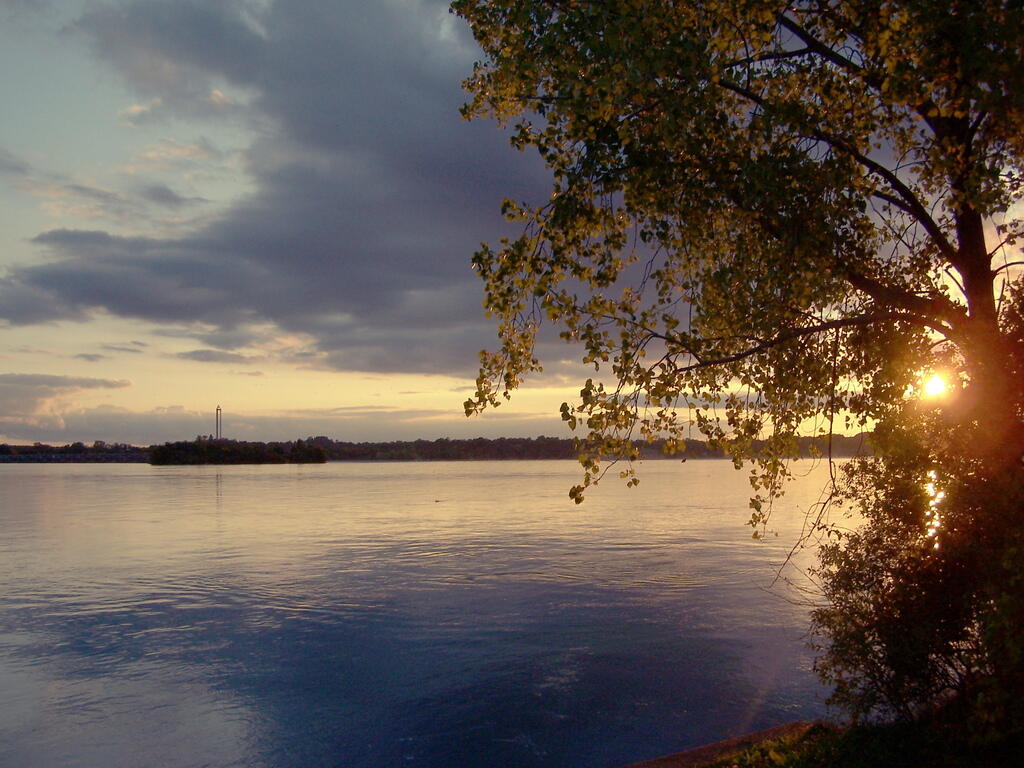 Photo: Sunset Over River Photo: Sunset Over River
