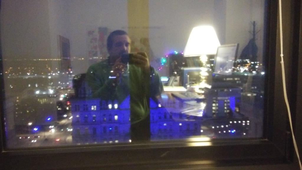 Photo: Evening in my office