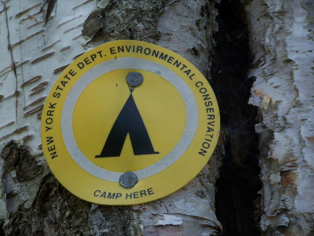 Photo: Camp Here Marker