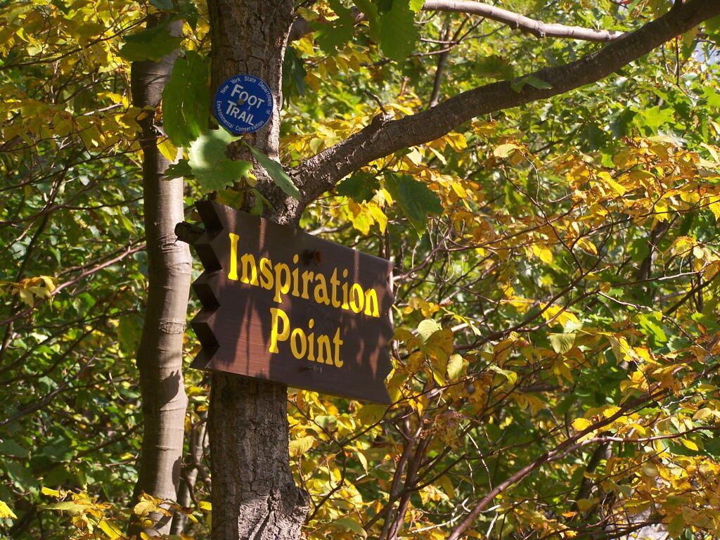 Photo: Inspiration Point Sign