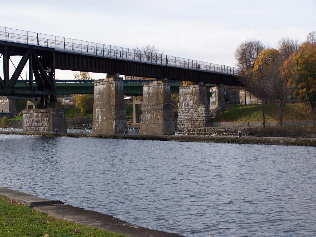 Photo: Walkway Over Oswego River