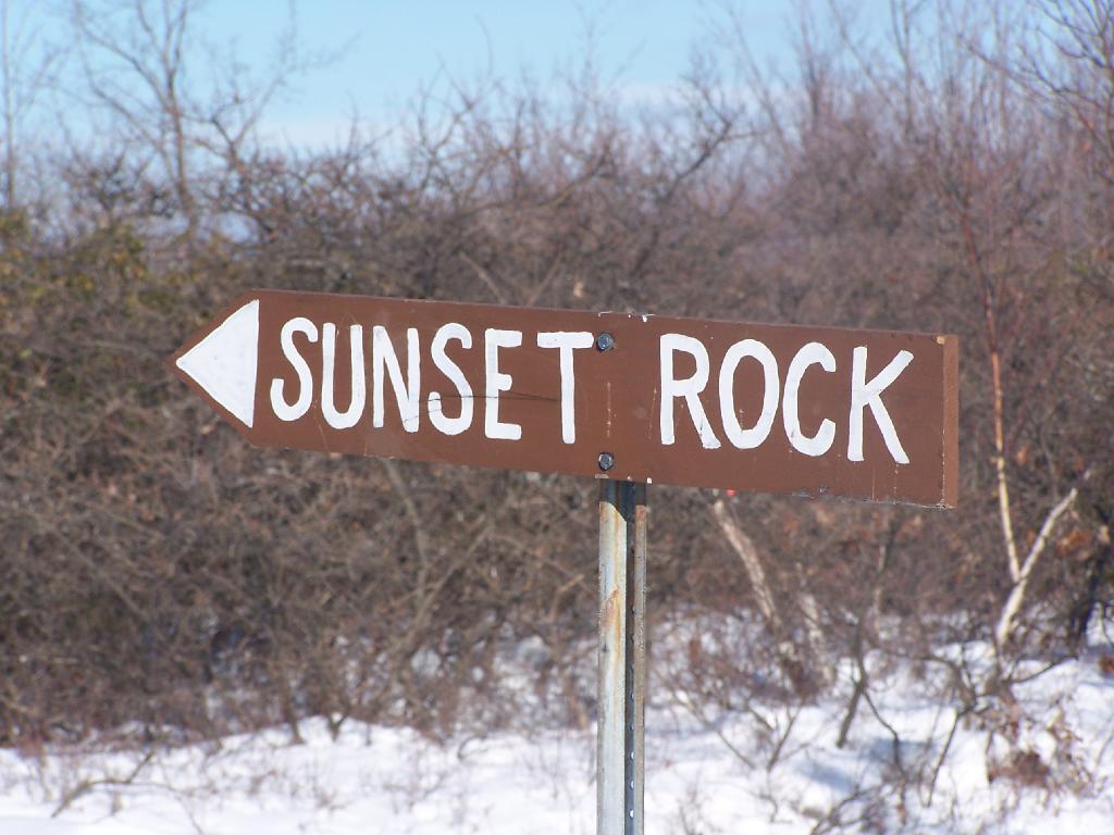 Photo: Sunset Rock Sign