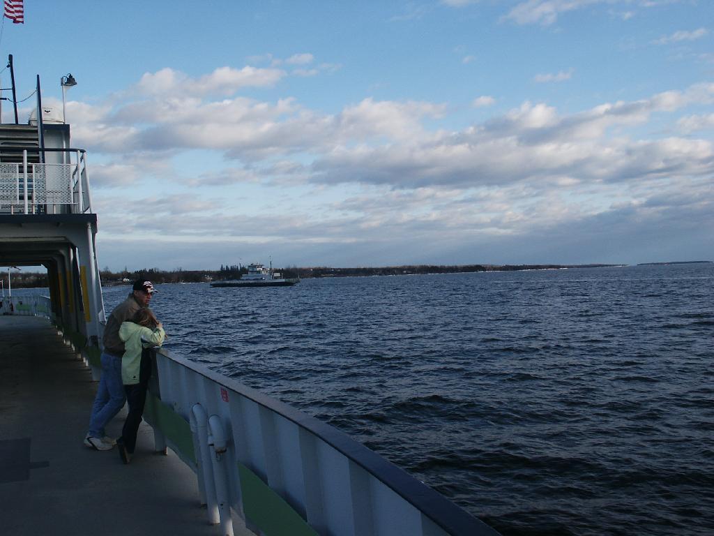 Photo: Riding on the Ferry Photo: Riding on the Ferry