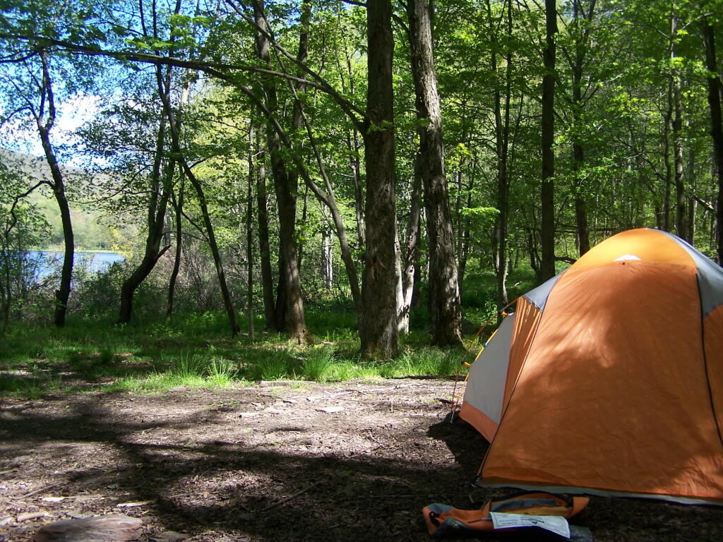 Photo: Setting Up My Tent