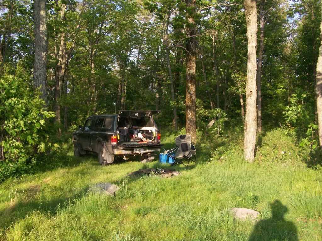 Photo: Looking at the Campsite