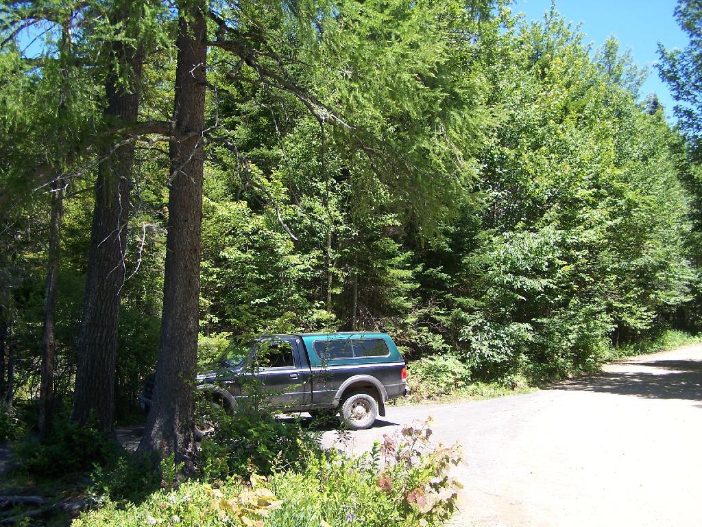 Photo: Parked Along Cedar River Road
