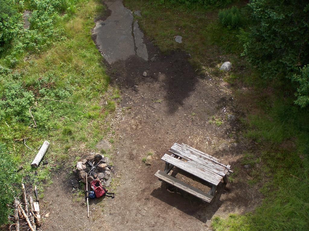 Photo: Picnic Table and Fire Pit on Wakley Mountain Photo: Picnic Table and Fire Pit on Wakley Mountain