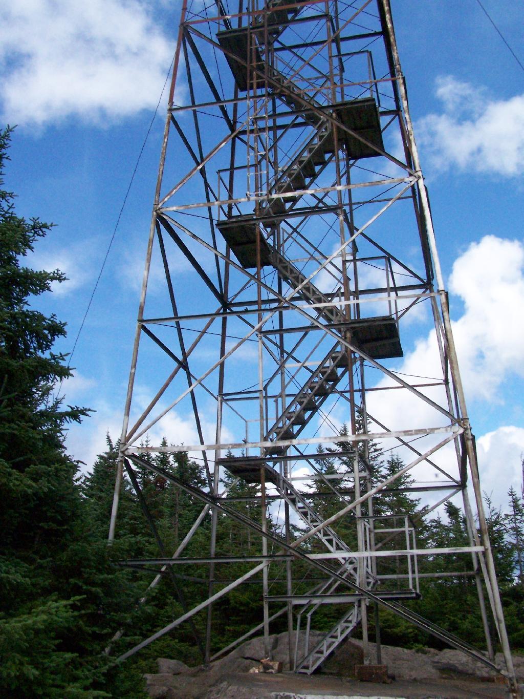 Photo: Wakely Fire Tower Stairs Inside Tower