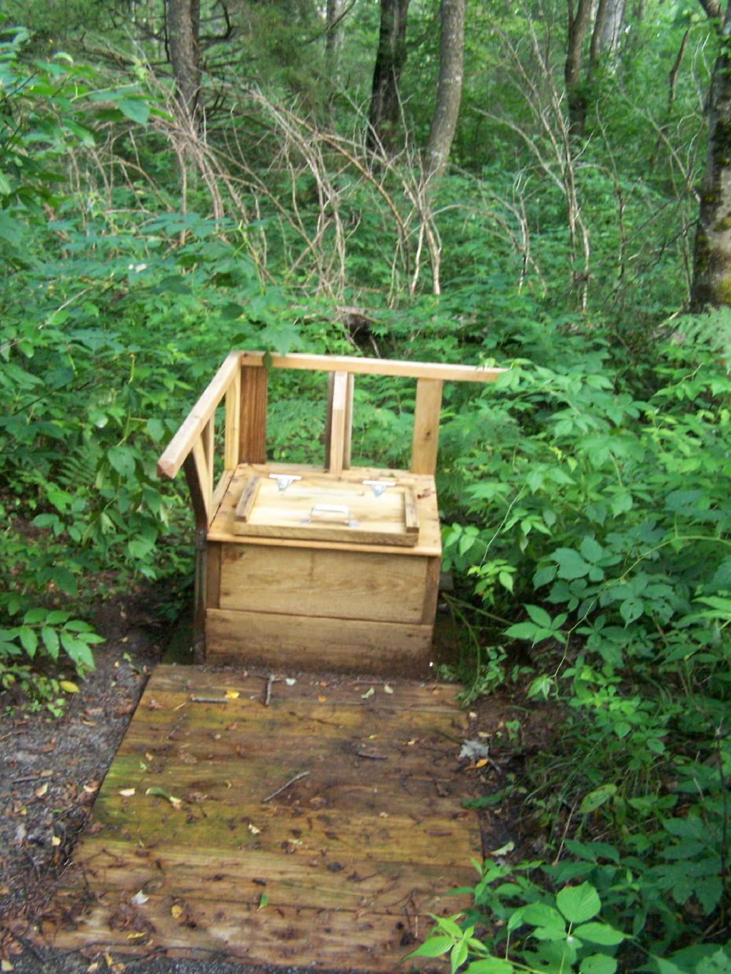 Photo: Icehouse Pond Outhouse