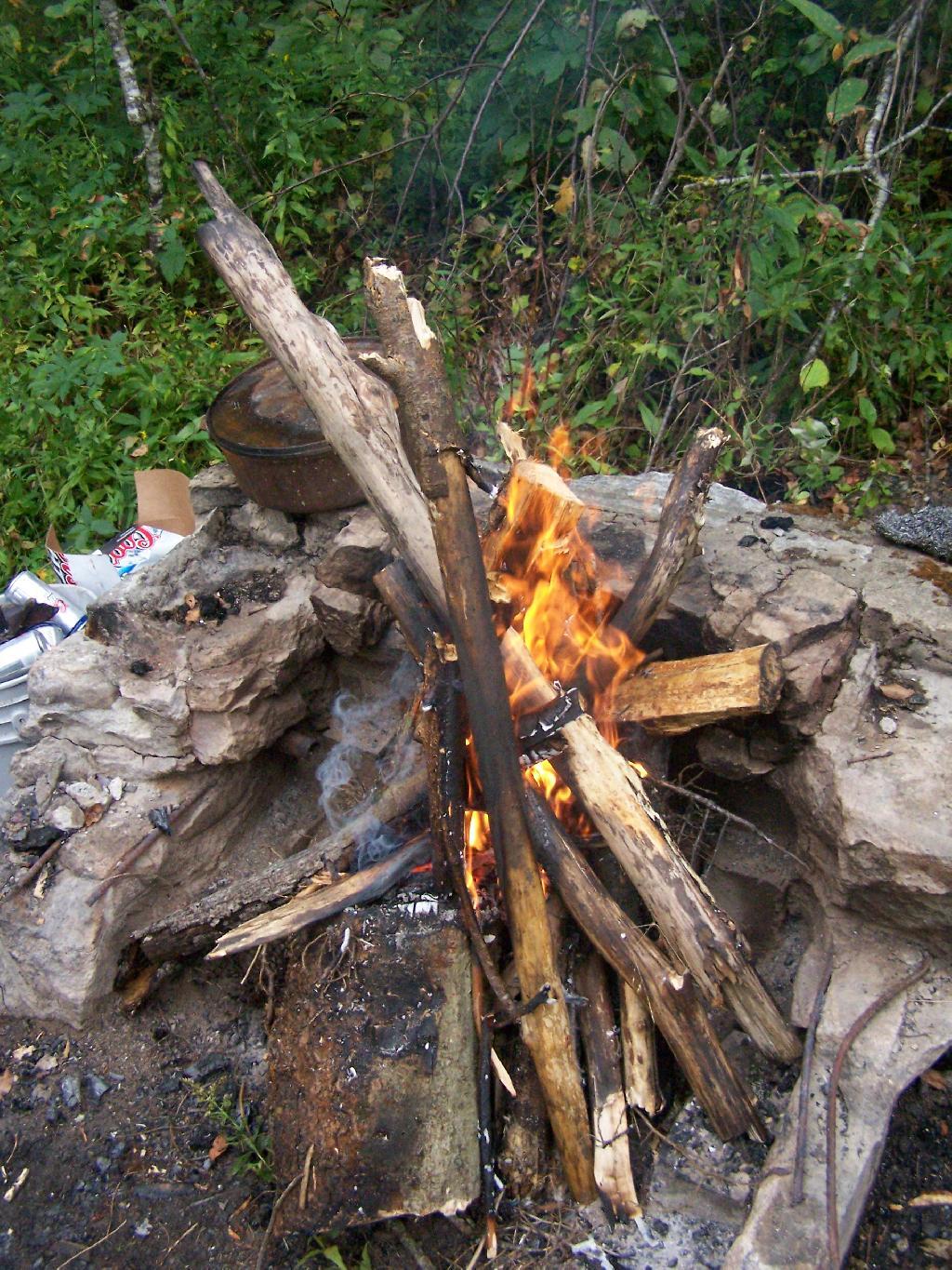 Photo: Cooking Fire Starts Burning Down