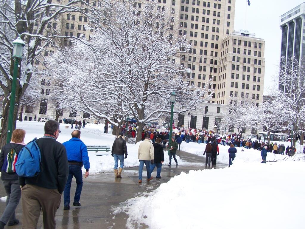 Photo: Entering the Rally for the American Dream
