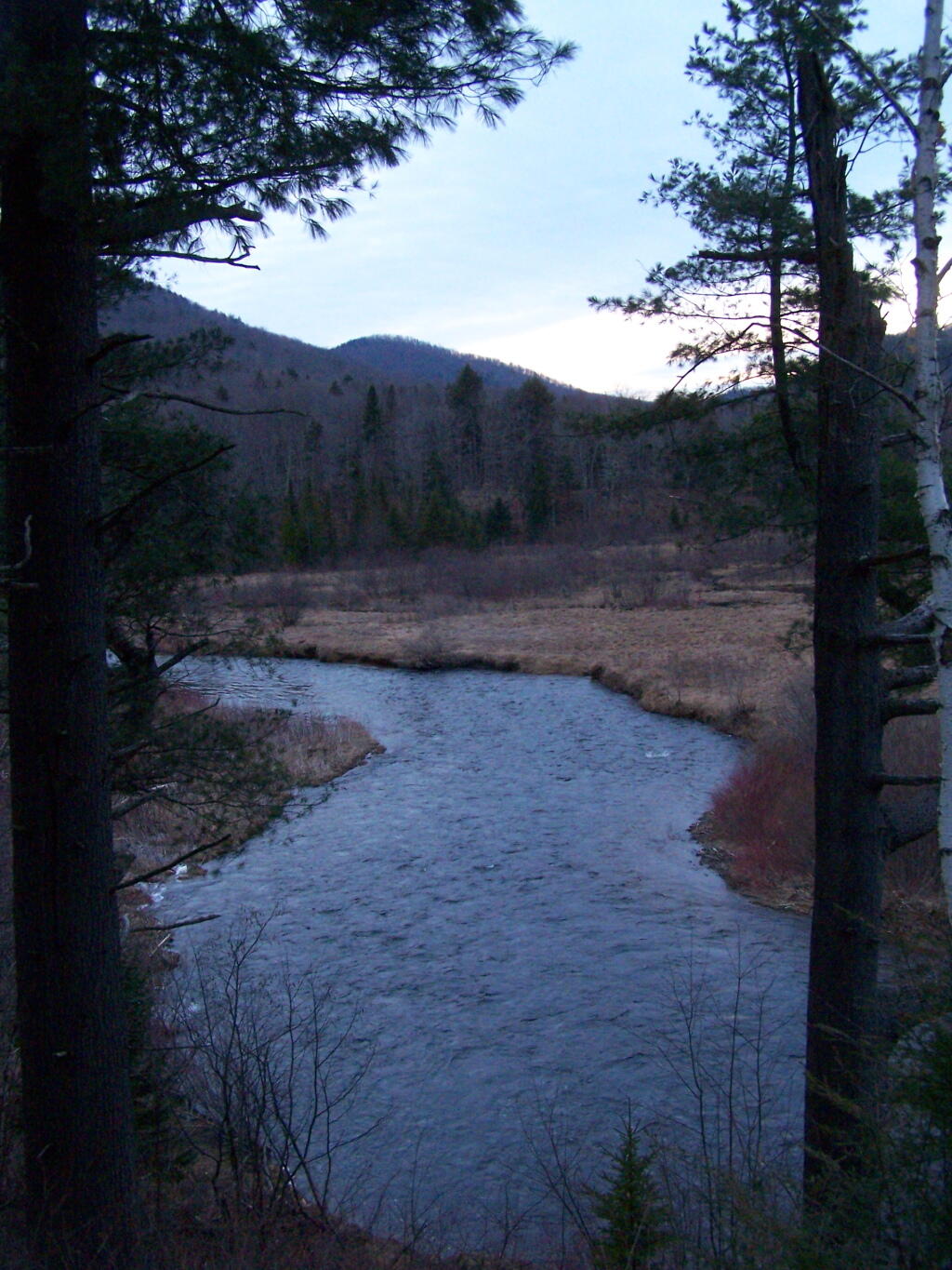 Photo: River Valley As Night Approaches