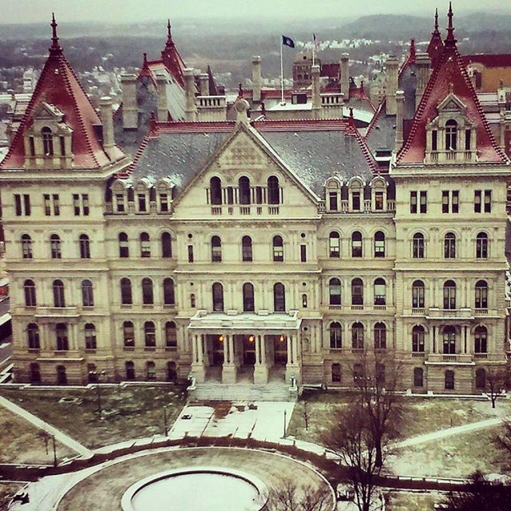 Photo: Not a lot of precipitation in Downtown Albany Photo: Not a lot of precipitation in Downtown Albany