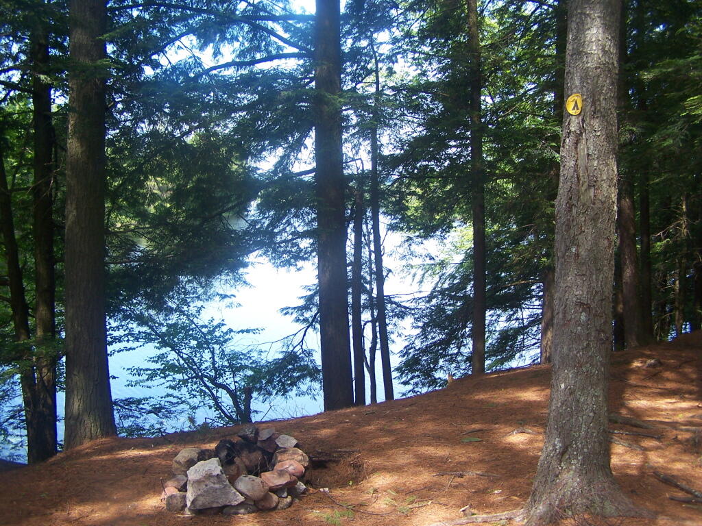 Photo: Designated Campsite on Floodwood Pond Photo: Designated Campsite on Floodwood Pond