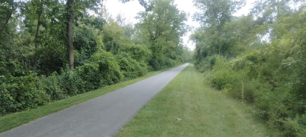 Photo: Flat and boring Canalway Trail in Niskayuna