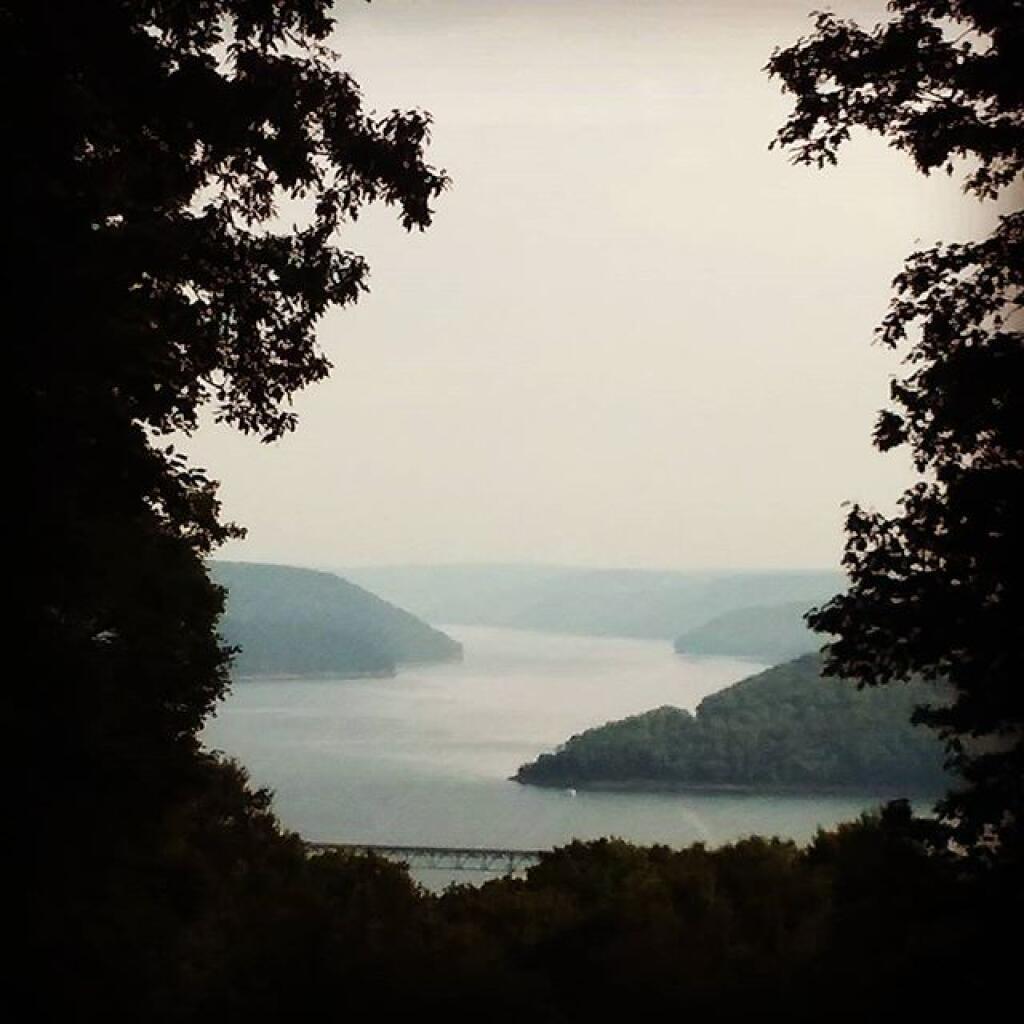 Photo: Love this view of Cornplanter Bridge