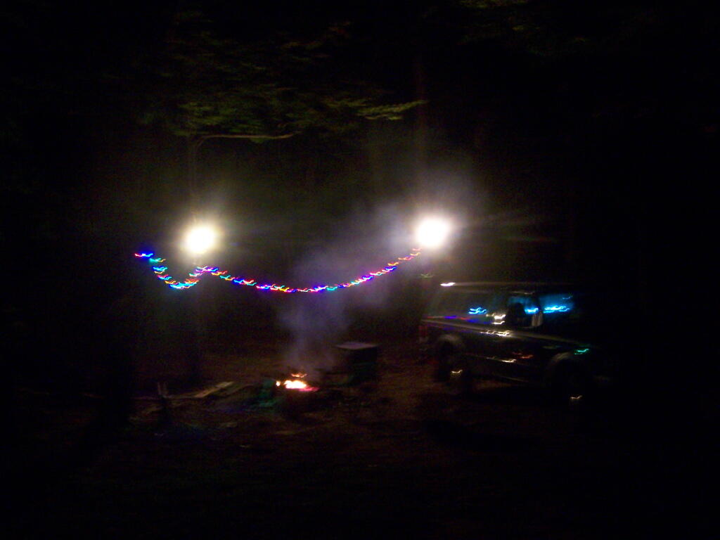 Photo: Campsite After Dark