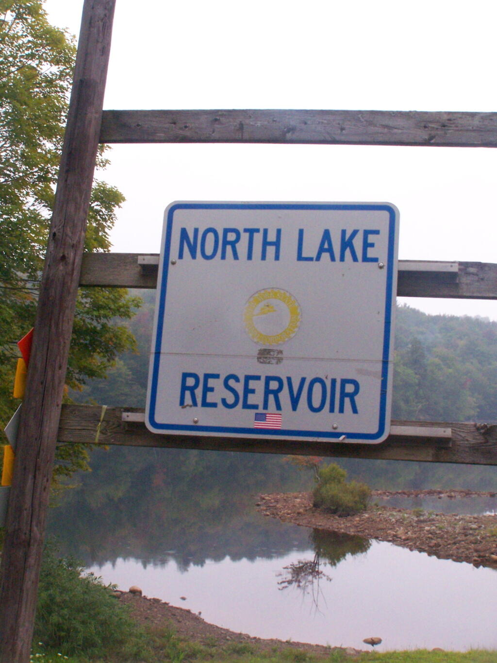 Photo: North Lake Reservoir (Canal Corporation Sign)