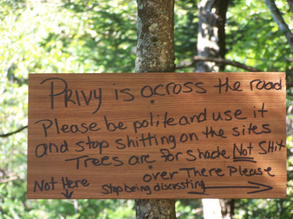 Photo: Privy is Across the Road