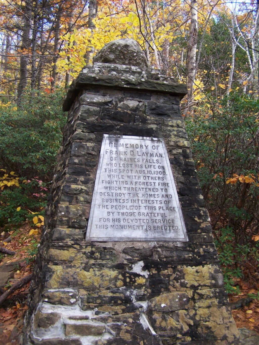 Photo: Laymans Monument
