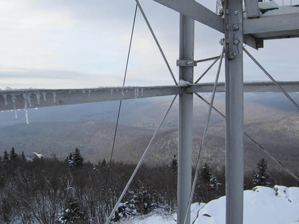 Photo: Icles on Firetower Photo: Icles on Firetower