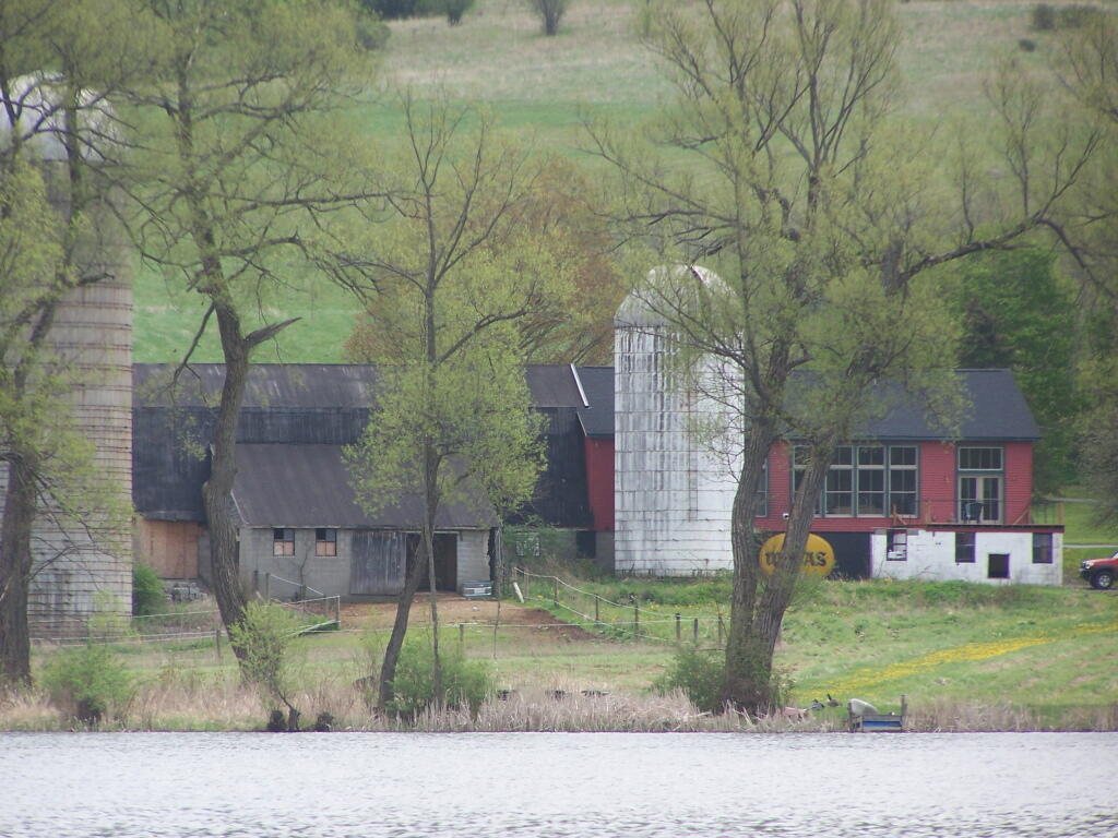 Photo: Abandoned Barn On the Other End of the Lake