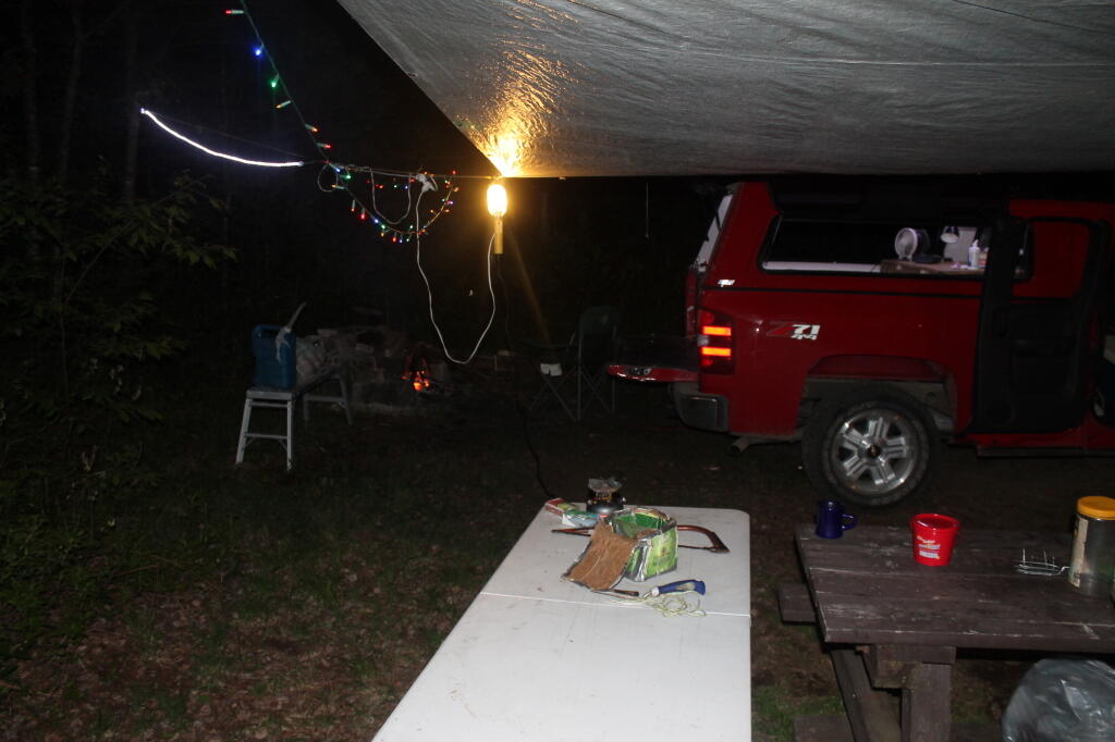 Photo: Back at Camp After Dark
