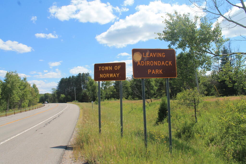 Photo: Goodbye Adirondack Park! Welcome to Northway!
