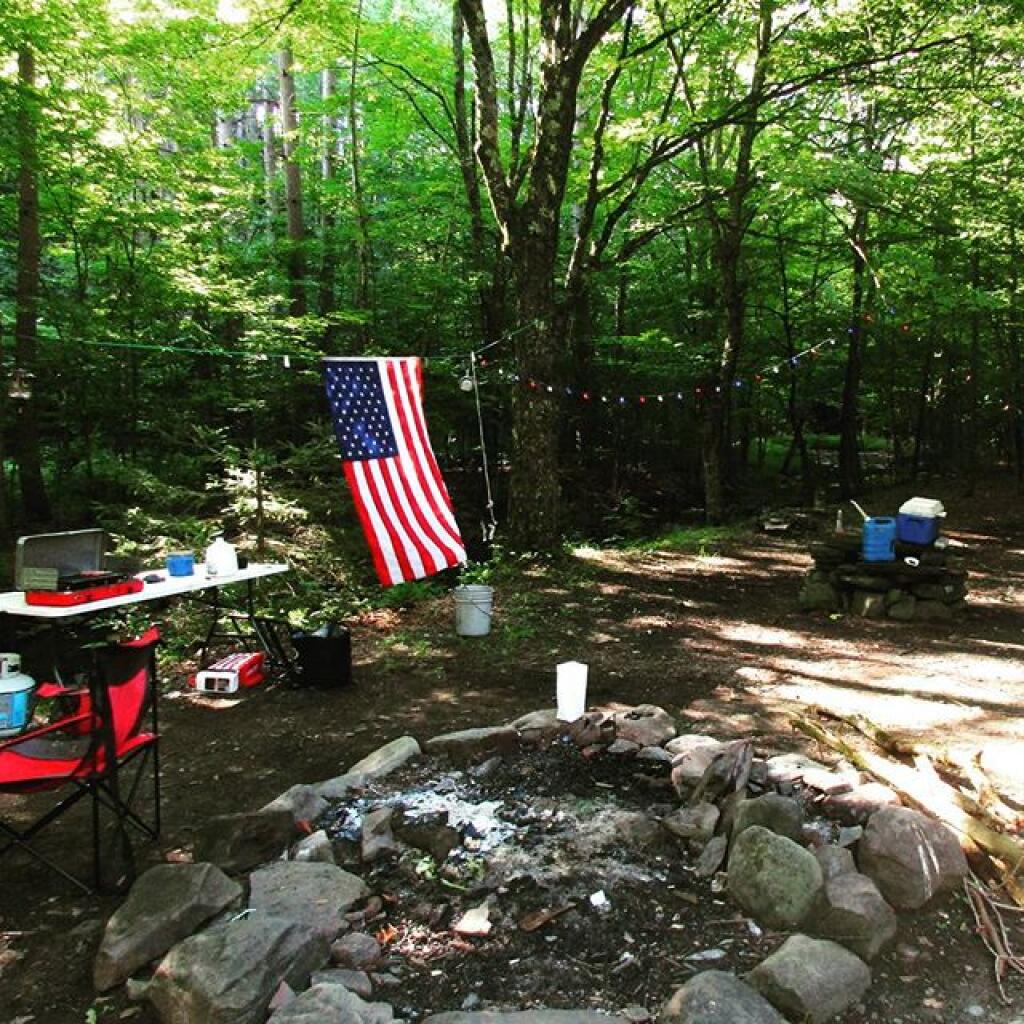 Photo: Camp this morning