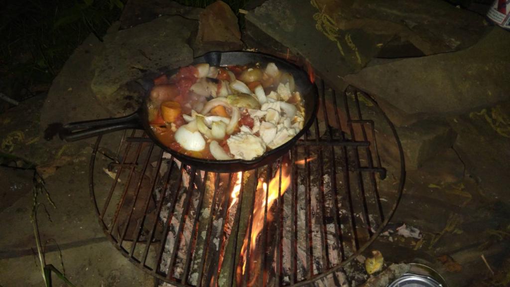 Photo: Cooking dinner