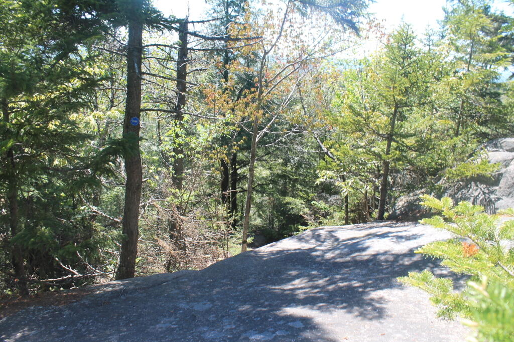 Photo: Heading Down One of Many Stone Ledges