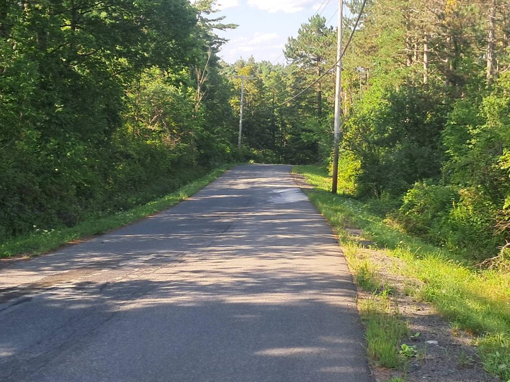 Photo: Taking the Old New Salem Hill this time