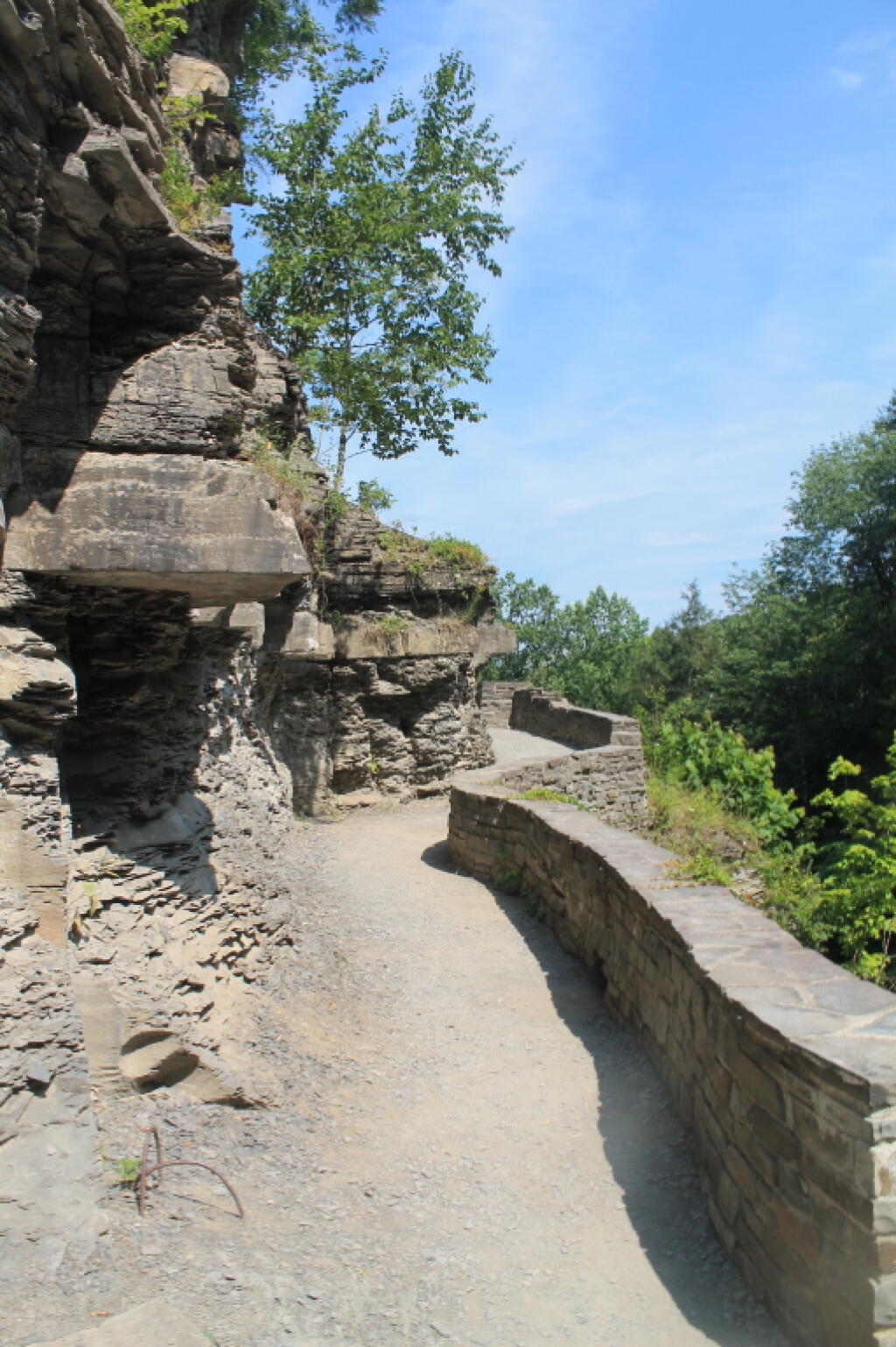 Photo: Trail Winds Along the Edge of Lucifer Falls