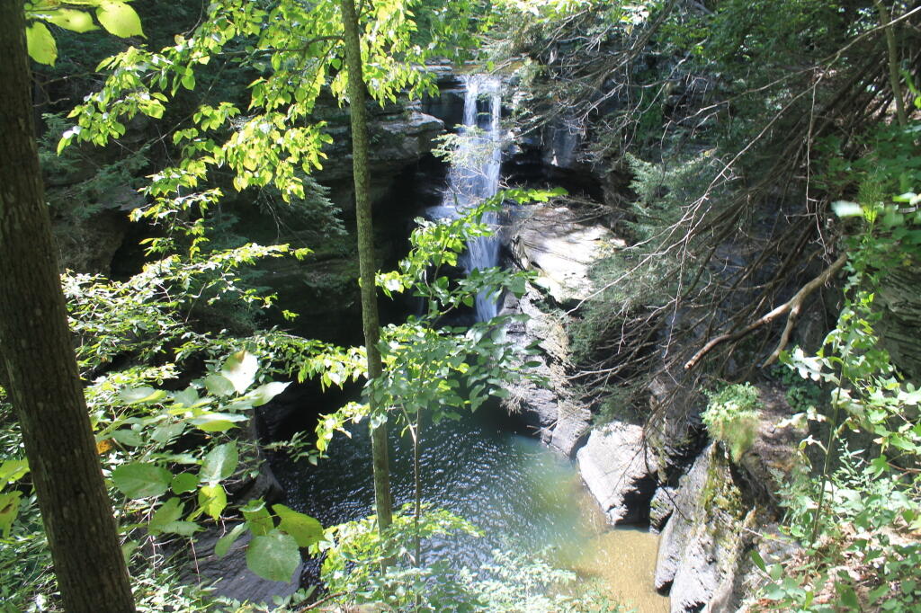 Photo: Secret Little Pool as Seen from Long Path Photo: Secret Little Pool as Seen from Long Path