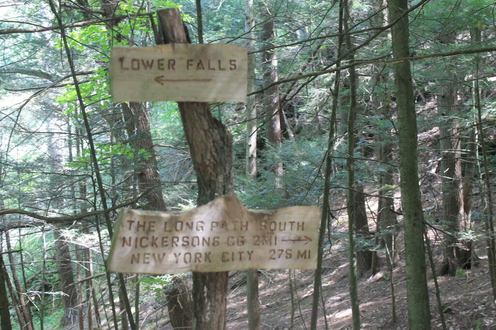 Photo: Lower Falls Sign Photo: Lower Falls Sign