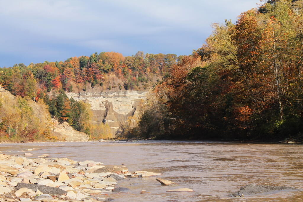 Photo: Looking Back At Pinnacle Point From The River
