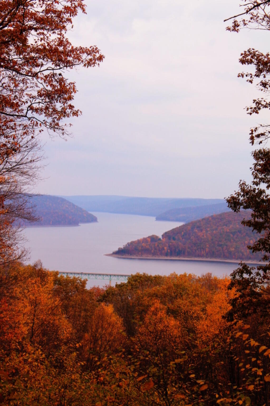 Photo: Kinzua Bridge From Scenic Overlook